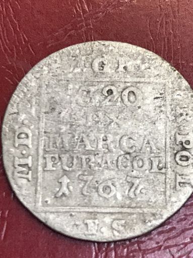 1 злотый 1767г.