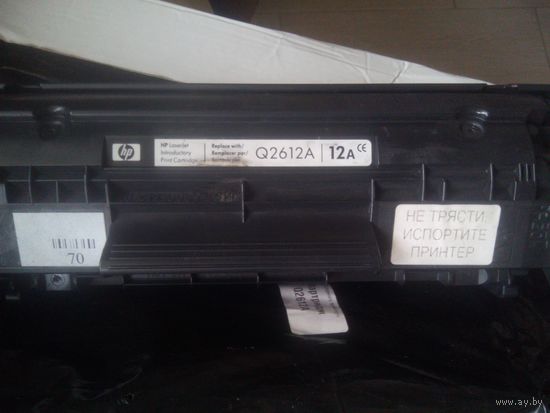 Катридж q2612A -4 шт и CC530A - 1 шт б/у заправленные