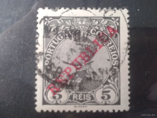 Португалия, 1910. Стандарт. Надпечатка "Республика"