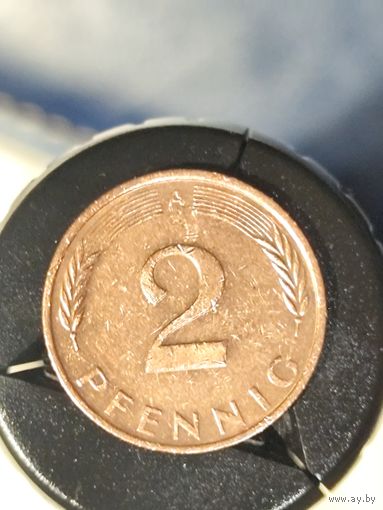Германия 2 пфеннига 1995 А
