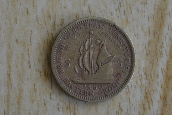Восточные Карибы 5 центов 1960 с 1 руб