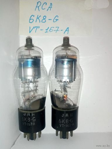 Радиолампа Sylvania RCA 6K8-G VT-167-A США ретро