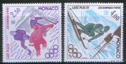 МОН. М. 1419/20. 1980. Олимпийские игры в Лейк Плэсиде. ЧиСт.