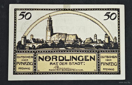 1920 год Германия 50 пфеннигов