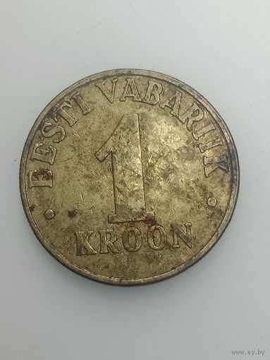 Эстония 1 крона 2000 года