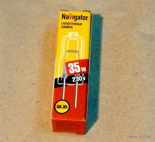 Лампа галогенная капсула G6.35 Navigator JCD 230V 35W