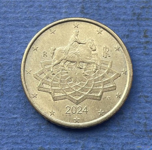 Италия 50 евроцентов 2024