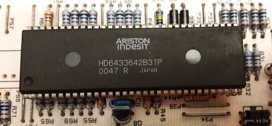 Микроконтроллер HD6433642B31P Indesit, Ariston (заменяет HD6433642B31P, HD6433642B52P, HD6433642RB95P )