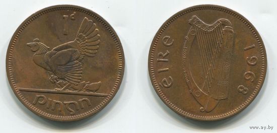 Ирландия. 1 пенни (1968, XF)
