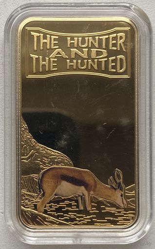 Сомали 25 шиллингов 2013 г. Охотник и жертва. Спрингбок