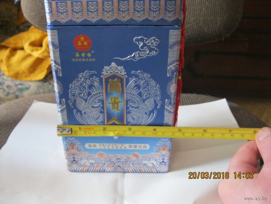 Банка ,коробка от чая Китай винтаж