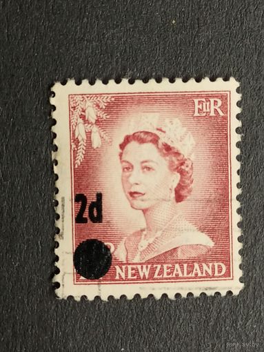 Новая Зеландия 1958. Королева Елизавета II
