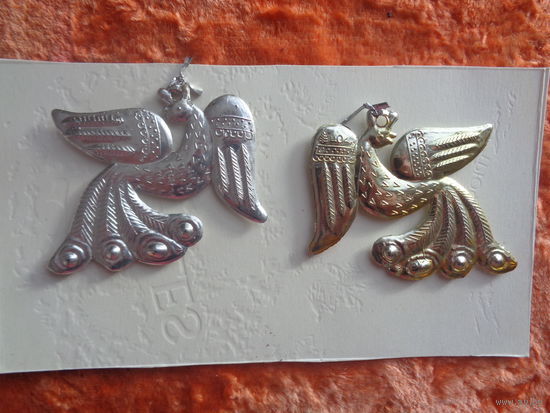 Ёлочная игрушка. Пластик. Картонаж.