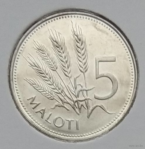 Лесото 5 малоти 1998 г. В холдере