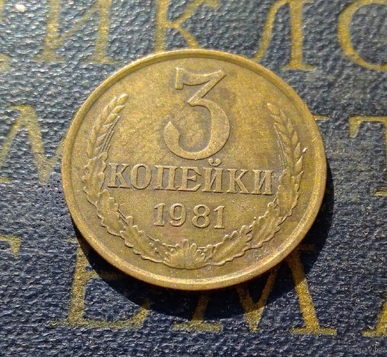 3 копейки 1981 СССР #17