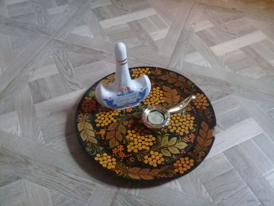 Блюдо, подсвечник
