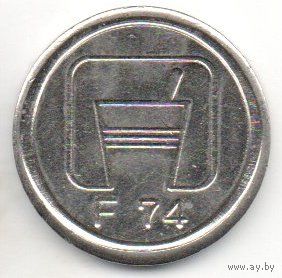 ЖЕТОН ДЛЯ КОФЕ F 74 ИТАЛИЯ