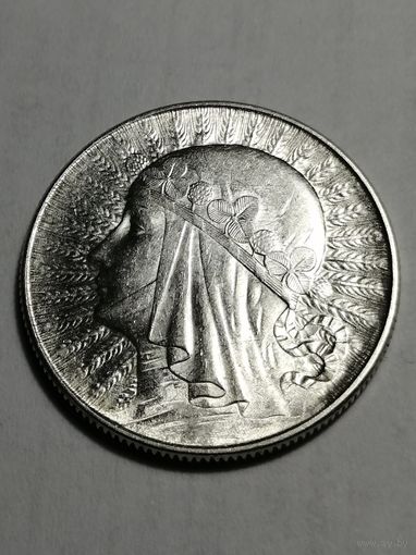 5 злотых 1934 UNC