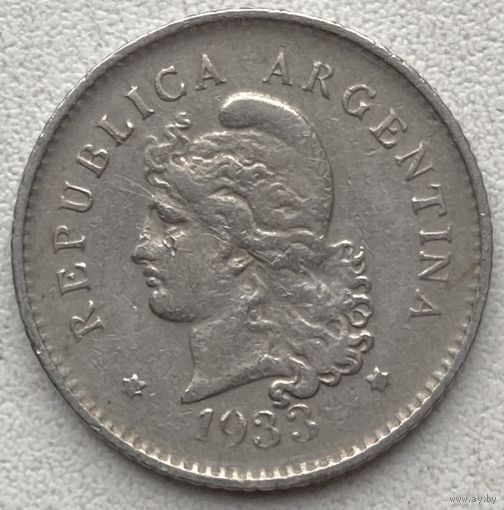 Аргентина 10 сентаво 1933 г.