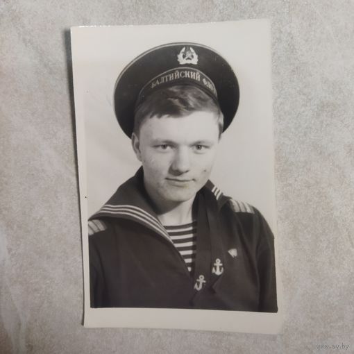 Фотография. История СССР в лицах. Старшина первой статьи. ВМФ СССР. Балтийский флот.