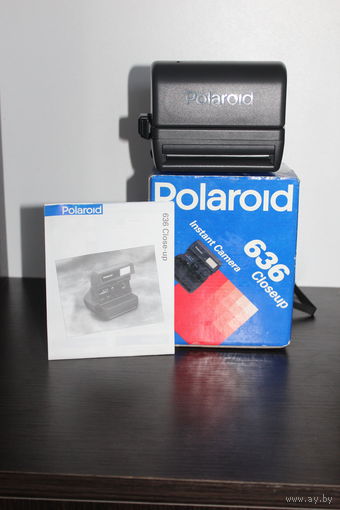 Фотоаппарат "Polaroid 636", коробка+инструкция, сделано в Англии.