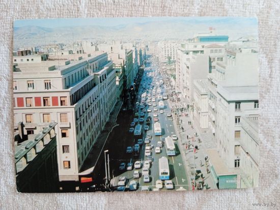 Греция, Афины. Университетская улица