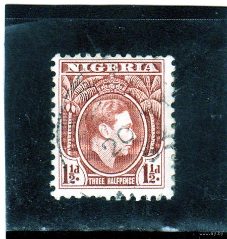 Нигерия.Ми-49. Король Георг VI. 1938.