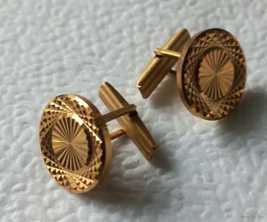 Запонки, позолота. Отличное состояние!
