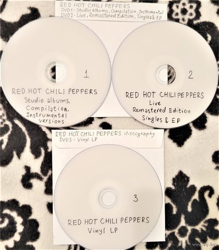 DVD MP3 дискография RED HOT CHILI PEPPERS - 3 DVD (Alternative rock, rap-rock, funk-rock)