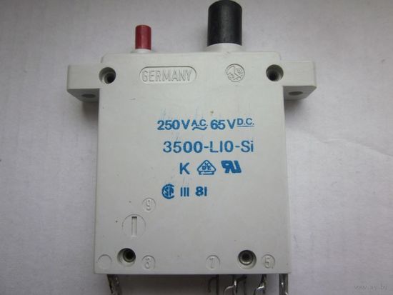 Предохранитель ETA Magnetic Circuit Breaker 3500 Germany
