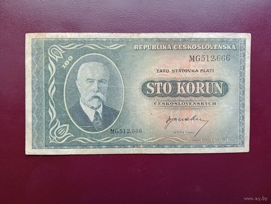 Чехословакия 100 крон 1945