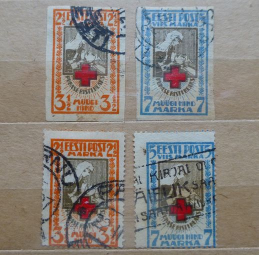 Эстония  1921 Estonia.\426\  Mi29-30АВ гаш 36Mi