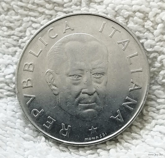 100 лир 1974 Италия 100 лет со дня рождения Г. Маркони #02