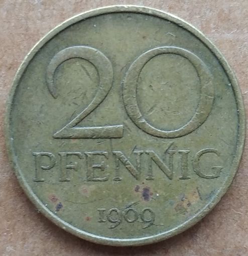 ГДР 20 пфеннигов 1969. Возможен обмен