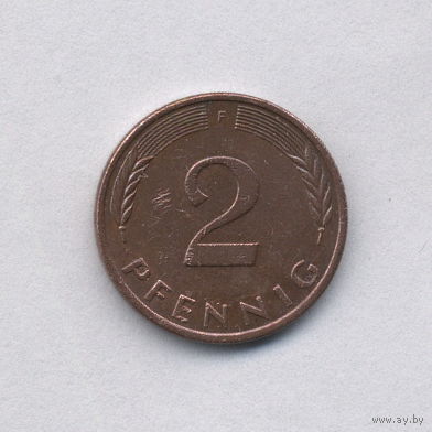 Федеративная Республика Германия, 2 пфеннига 1981 г.