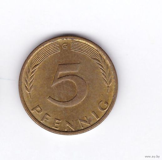 5 пфеннигов 1971 G ФРГ. Возможен обмен