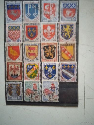 Гербы франции