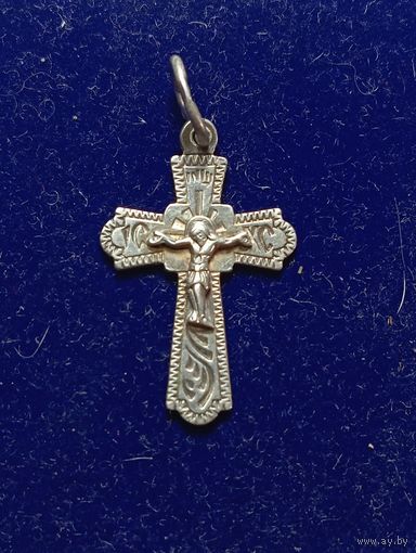 Серебряный крестик , 925 проба .