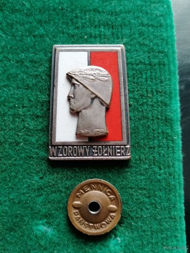 Знак Отличный солдат ПНР