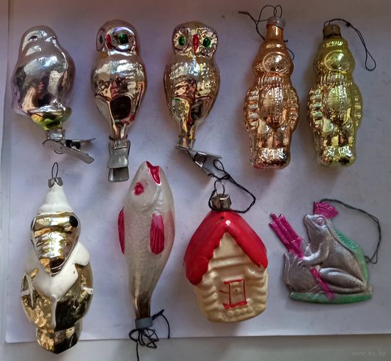Елочные игрушки СССР