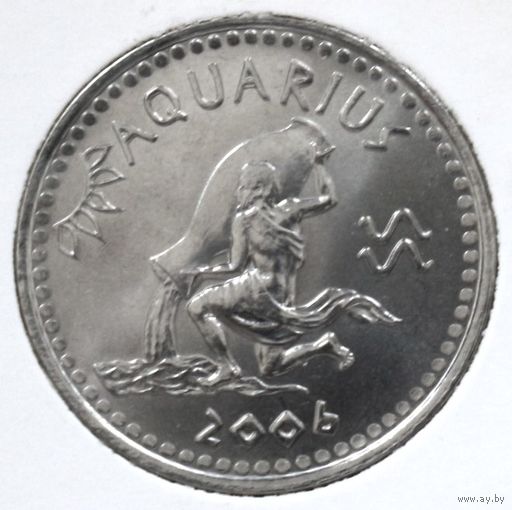 Сомалиленд 10 шиллингов 2006 год "Водолей"