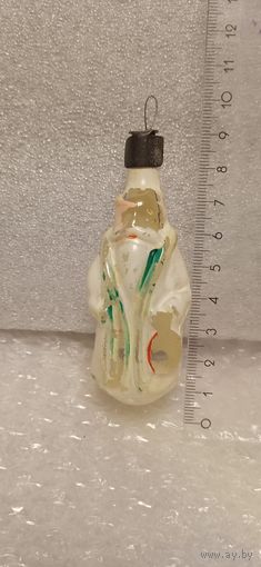 Ёлочная игрушка в реставрацию. Дед мороз. 8-28