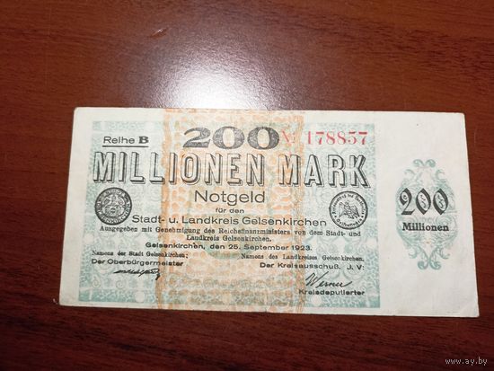 Германия 200 миллионов марок (3)