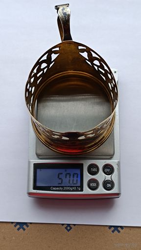 Подстаканник (высота 6,5 см, диаметр 7,0 см), позолота, чернь. Вес 57,0 грамма. Серебро 875, 53М5. Не чищен, позолота горит, состояние нового. 36