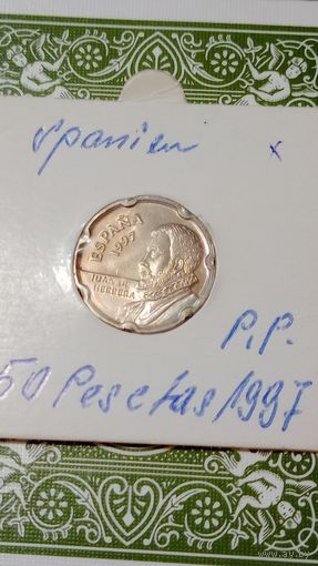 Испания 50 песет 1997
