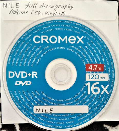 DVD MP3 дискография NILE (Brutal Death, Technical Death, Oriental Metal) - 1 DVD