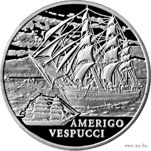 Амерыга Веспучы (Америго Веспуччи) (Amerigo Vespucci). 1 рубель