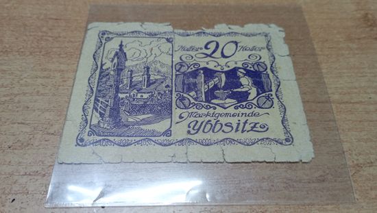 20 геллеров 1920 года