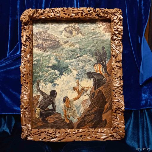 Картина.Винтаж.1985г.Запад.