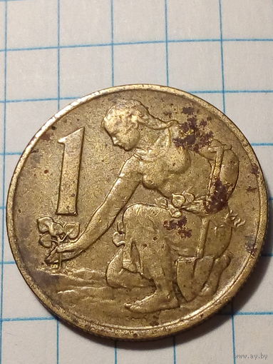1 крона Чехословакия 1971 год